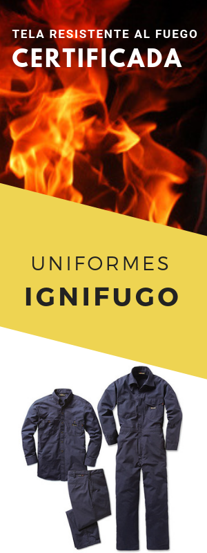 Ropa contra el fuego ignifuga